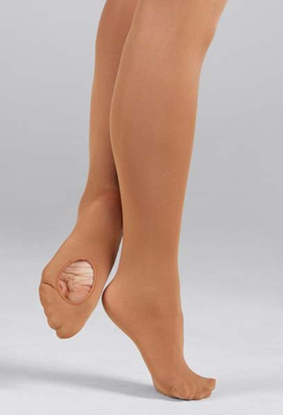 Capezio Ultra Soft Footless Tights with Self Knit Waistband