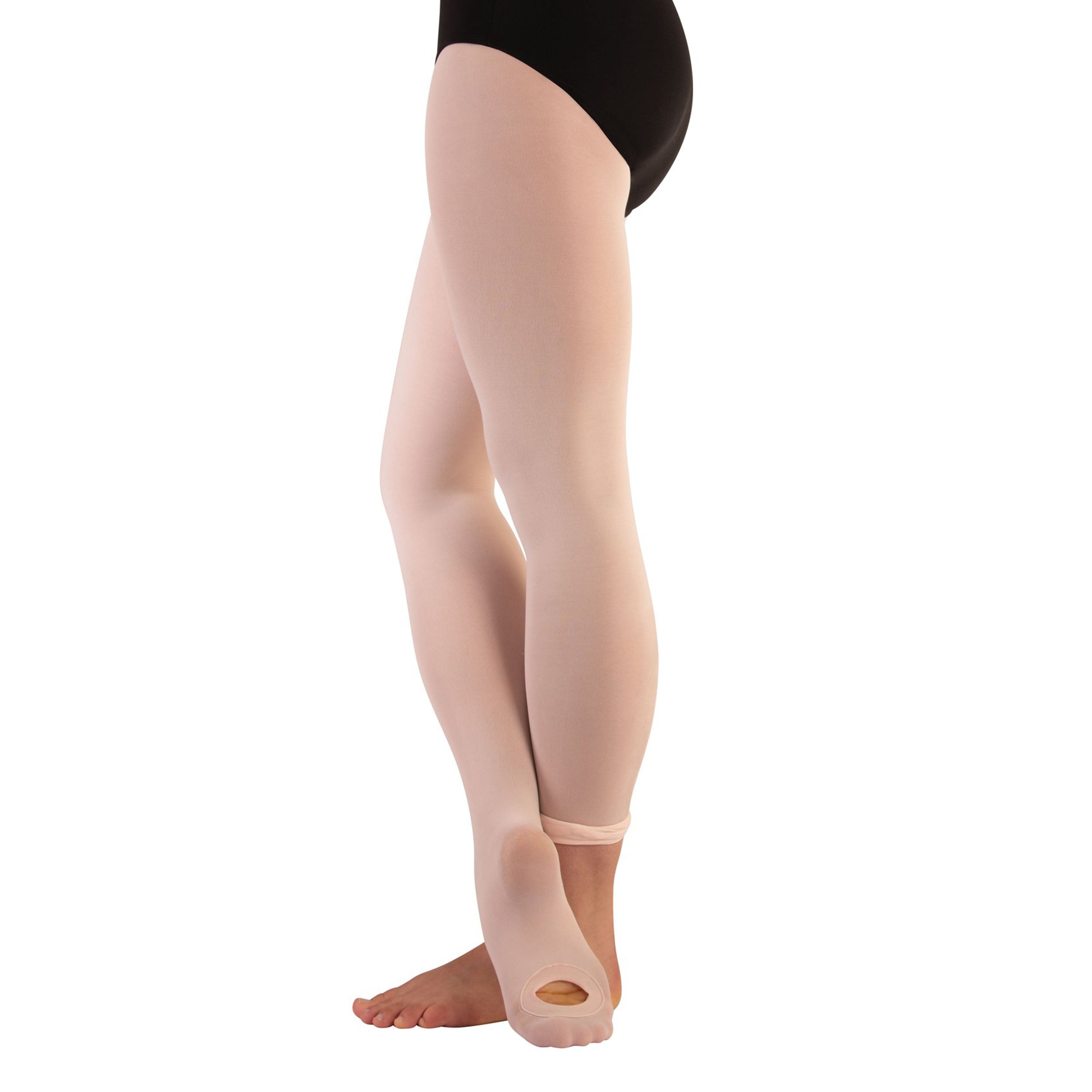 Large / X-Large, Suntan) - Body Wrappers Footless Tights 