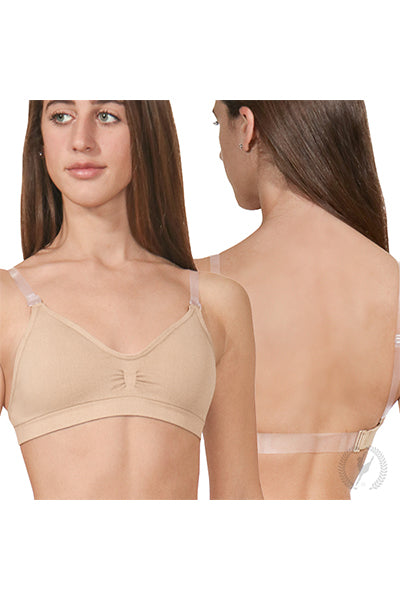 Padded Bra with Clear Straps