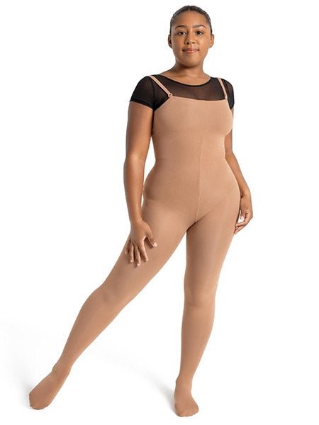 Women's Slim Fit Long Sleeve Bodysuit - A New Day™ Tan 4x : Target