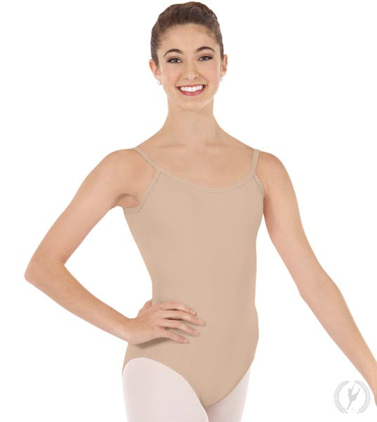 Eurotard 44819 Womens Microfiber Adjustable Camisole Leotard Nude