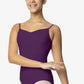 So Danca SL04 Stephanie Adult Camisole Leotard With Pinch Front Dark Purple