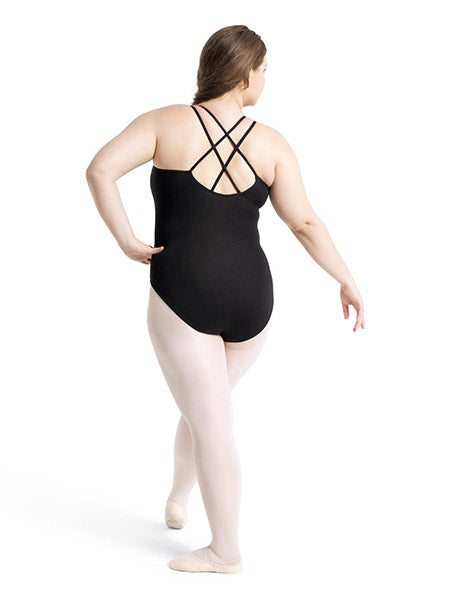 Capezio Women's Camisole Leotard With Clear Transition Straps, Black,  X-Small : : Clothing, Shoes & Accessories