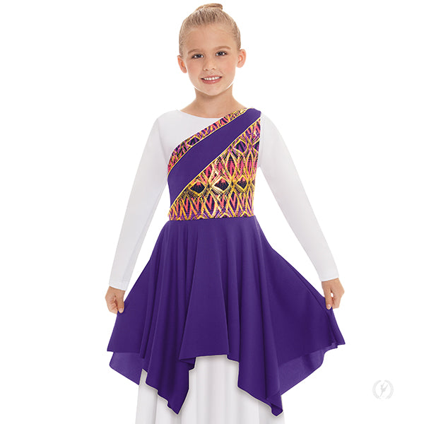 Joyful Praise Asymmetrical Tunic - Eurotard 63567C